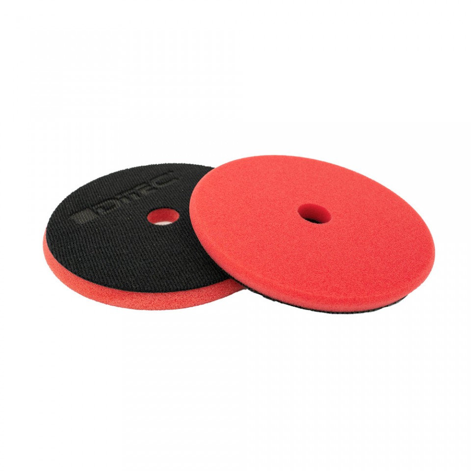 Ditec 6 tum polerrondell Ø 165x13 x155 mm slim - Fine Cut Rød