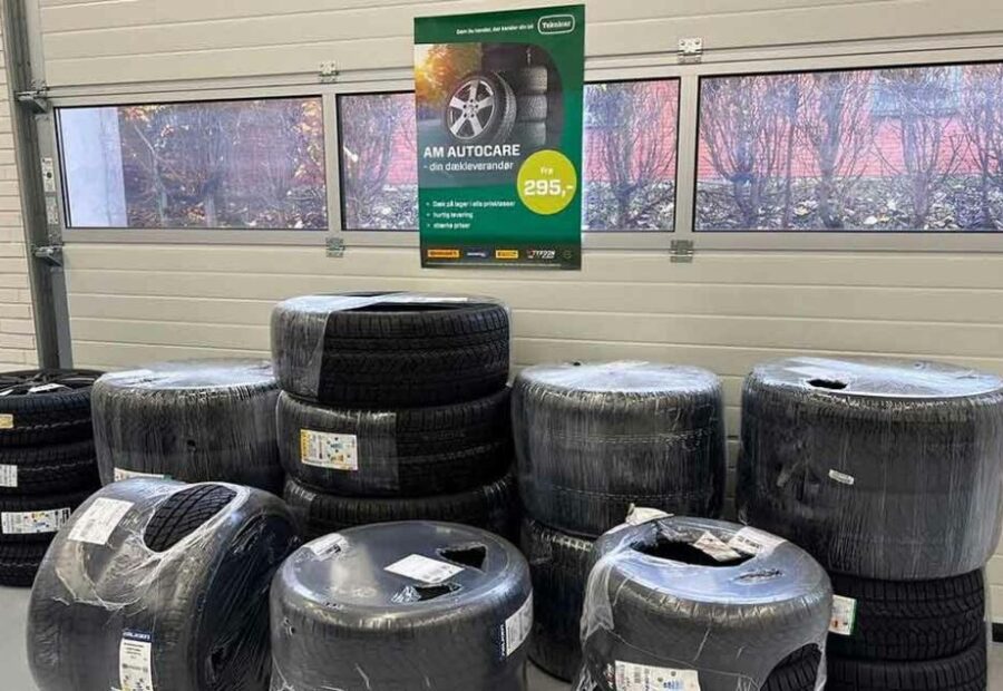 Dæk og hjul klar til sæsonskift hos AM Autocare